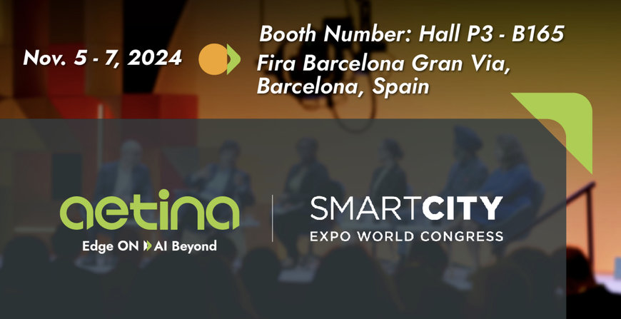 Aetina Showcases Advanced Edge AI Solutions for Smart Cities at Smart City Expo 2024